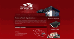 Desktop Screenshot of penzion-na-podlesi.cz