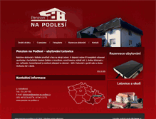 Tablet Screenshot of penzion-na-podlesi.cz